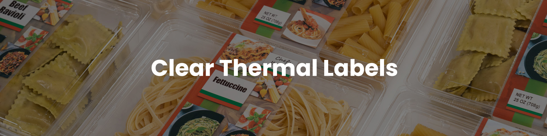 Clear Thermal Labels